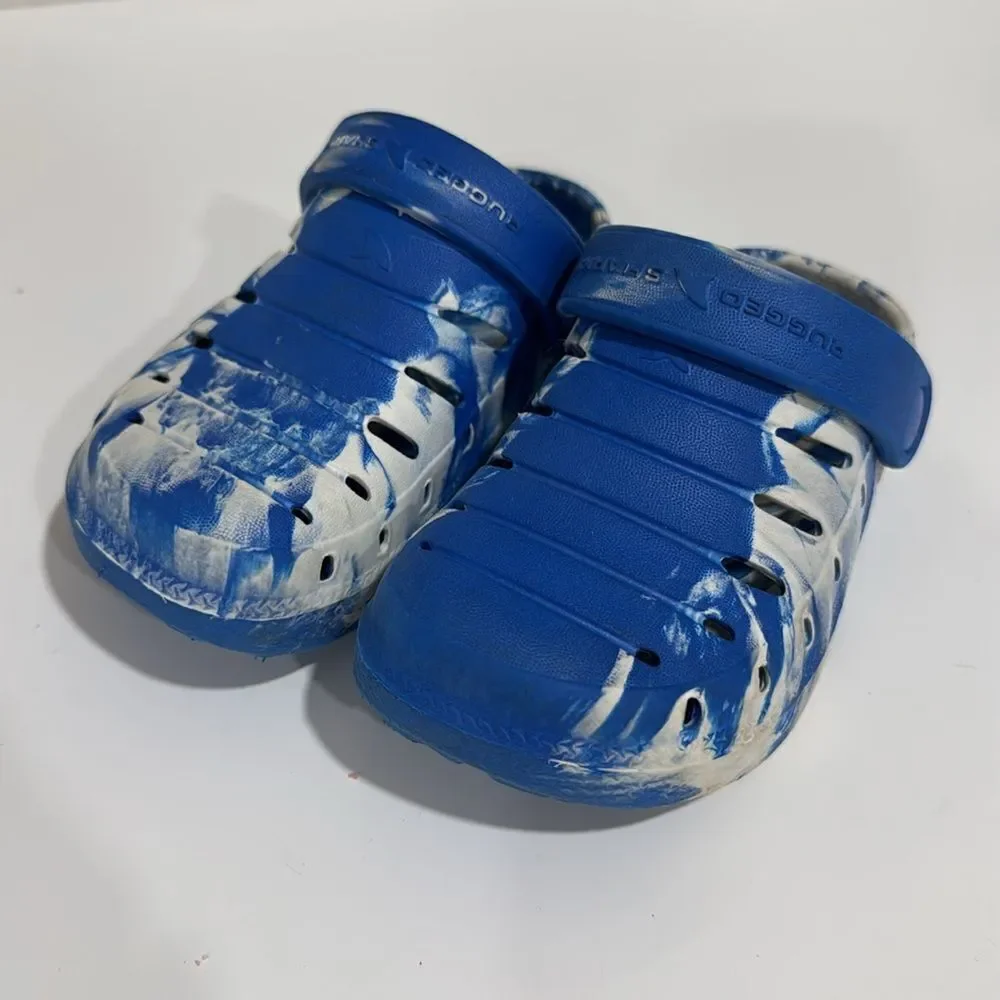Rugged Shark Toddler Boys Eva Clogs EUC